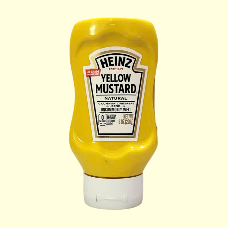 HEINZ + chai 226gr + MÙ TẠT VÀNG USA HEINZ Natural Yellow Mustard