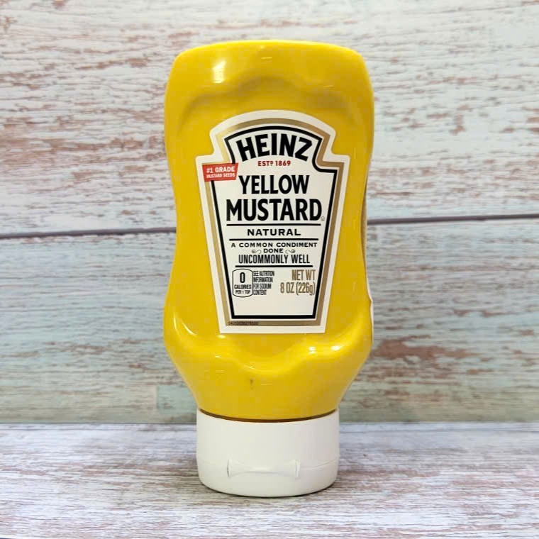 HEINZ ++ chai 226gr ++ MÙ TẠT VÀNG USA HEINZ Natural Yellow Mustard