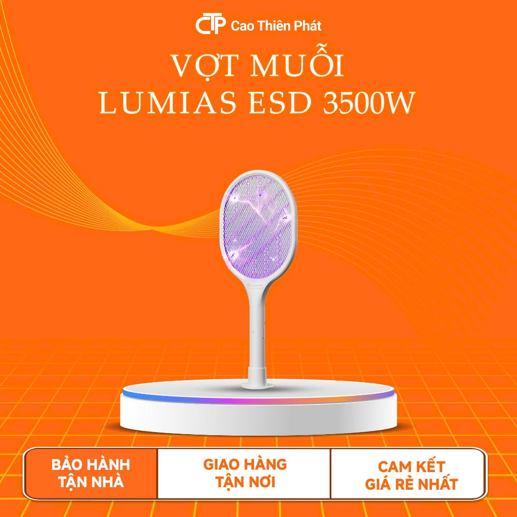 Vợt bắt muỗi điện Lumias ESD-3500W - ESD-3500W Pro