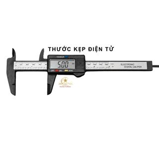thước đo kẹp  điện tử, thước nhựa đo chính sác tuyệt dối loại 15cm