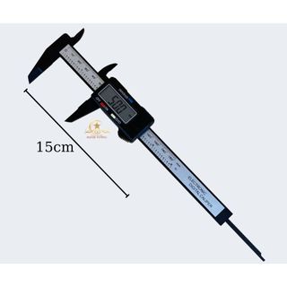 thước đo kẹp  điện tử, thước nhựa đo chính sác tuyệt dối loại 15cm