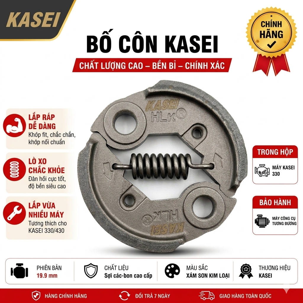 Bố Côn KASEI ,Bố Ly Hợp KASEI Dùng Cho Động Cơ Máy Cắt Cỏ 2 Thì 330/ 430 Và Động Cơ 4 Thì HONDA GX35