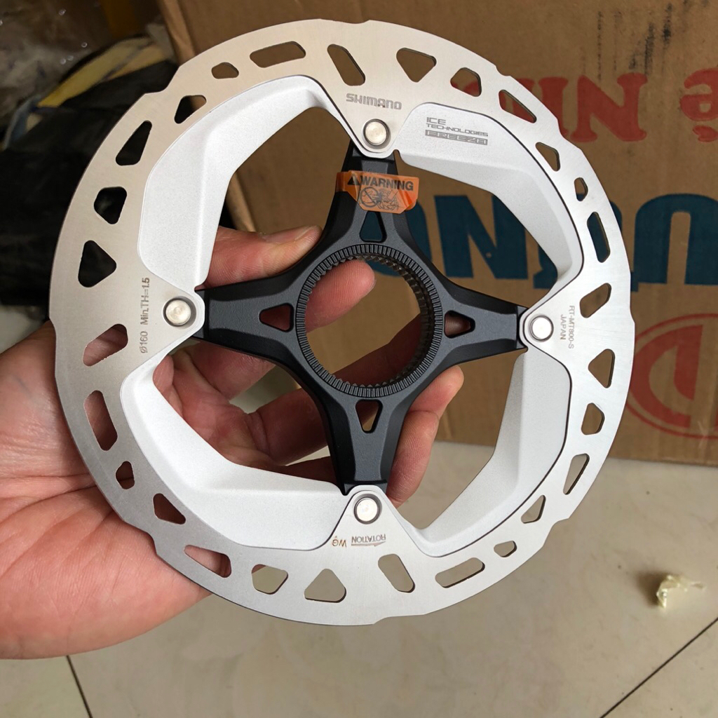 Đĩa phanh thắng MT800S(Rotor Center Lock) Tản Nhiệt Ice Technologies Freeza xe đạp SHIMANO RT MT800-