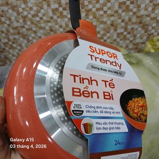 Chảo  vân  đá  đáy  từ  24  cm