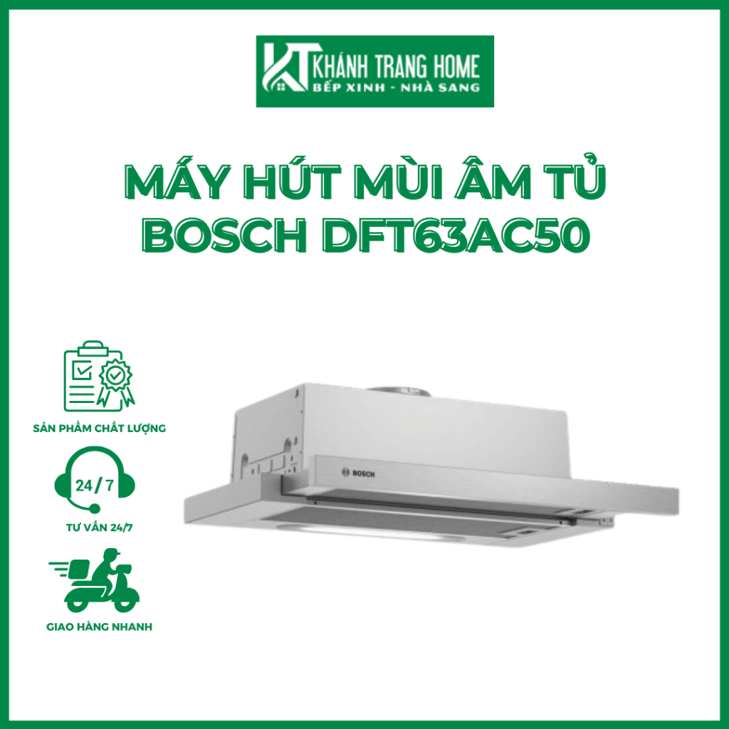 Máy hút mùi âm tủ BOSCH DFT63AC50 SERIE 4 - Khánh Trang Home