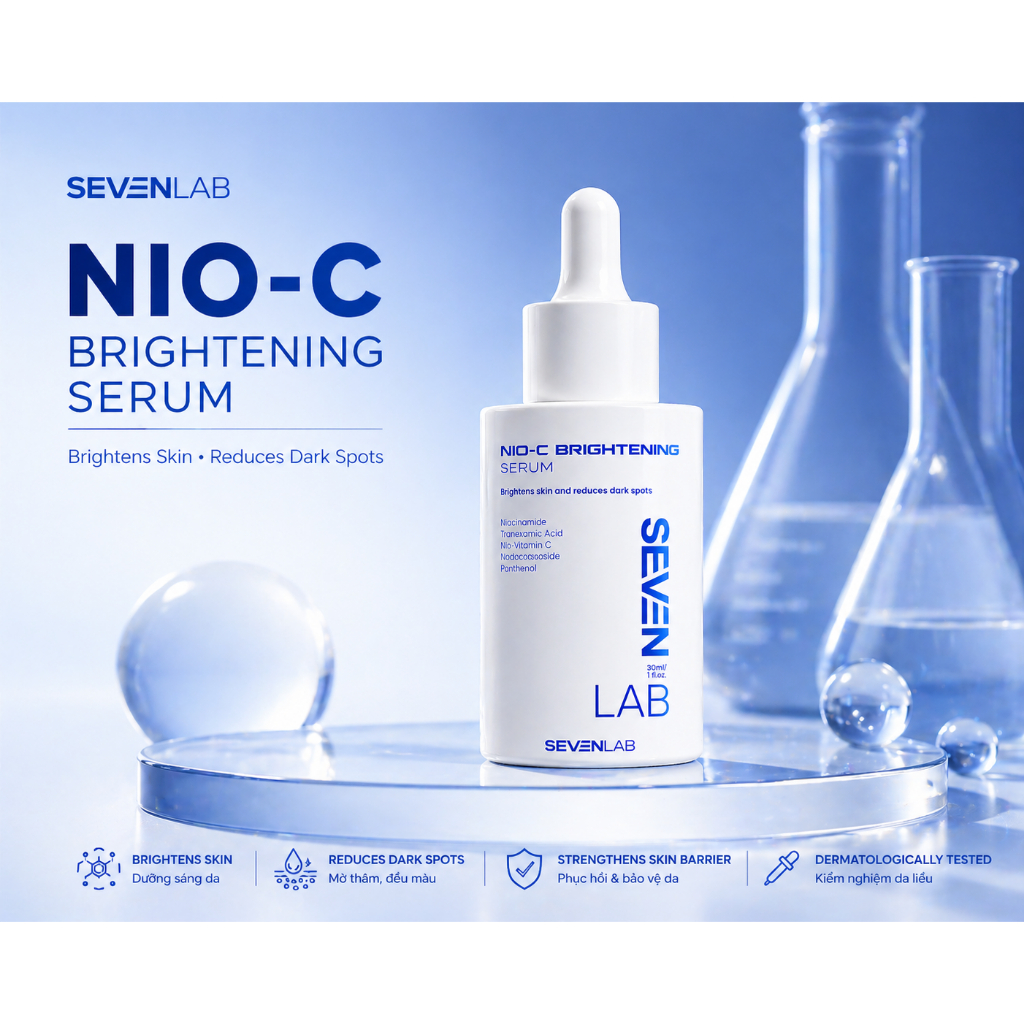 Serum Vitamin C Niosome SevenLab Cho Nam Dưỡng Sáng Da Mờ Thâm Phục Hồi Da 30ml