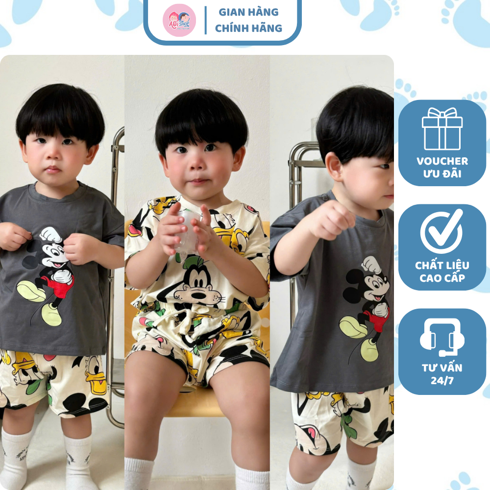 Set 2 áo 1 quần mickey tập thể dục h2 cho bé - [À ƠI SHOP VIETNAM] V69