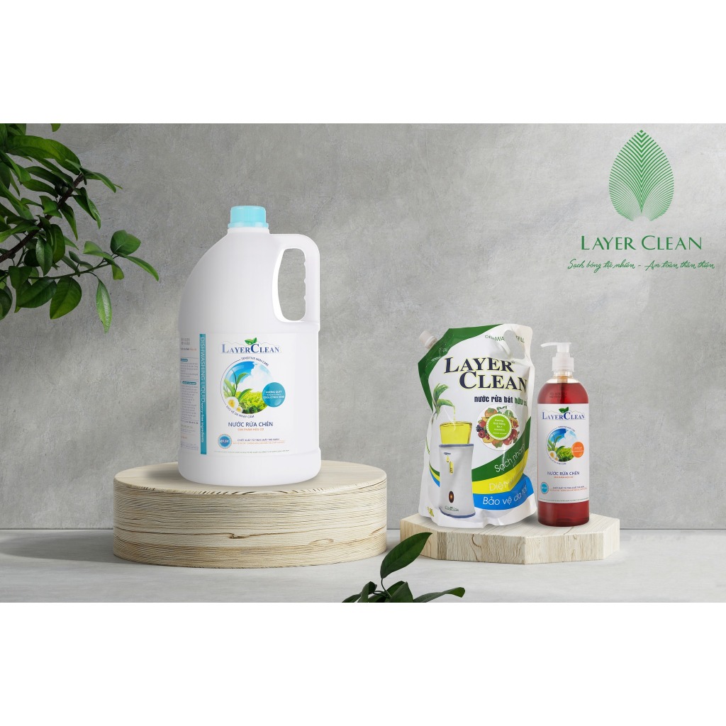 Nước rửa chén bát hữu cơ Layer Clean