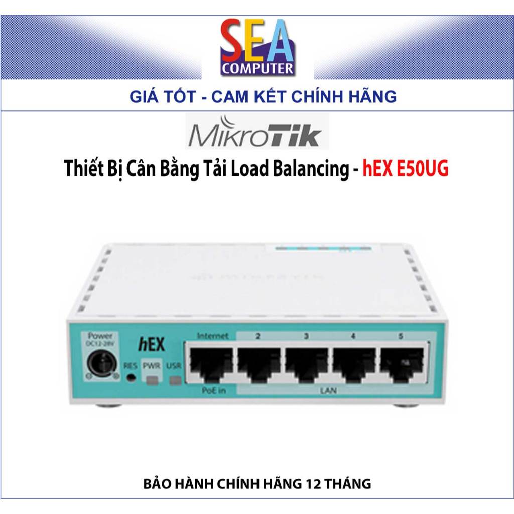 Thiết Bị Cân Bằng Tải Mạng Load Balancing - Mikrotik hEX E50UG