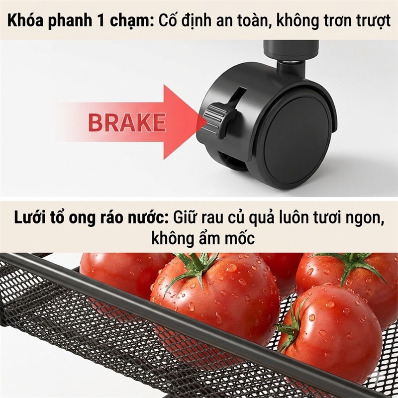 BMZAR Xe đẩy Spa 3 4 5 tầng Lưới sắt 100% đa năng Có bánh xe | BigBuy360 - bigbuy360.vn