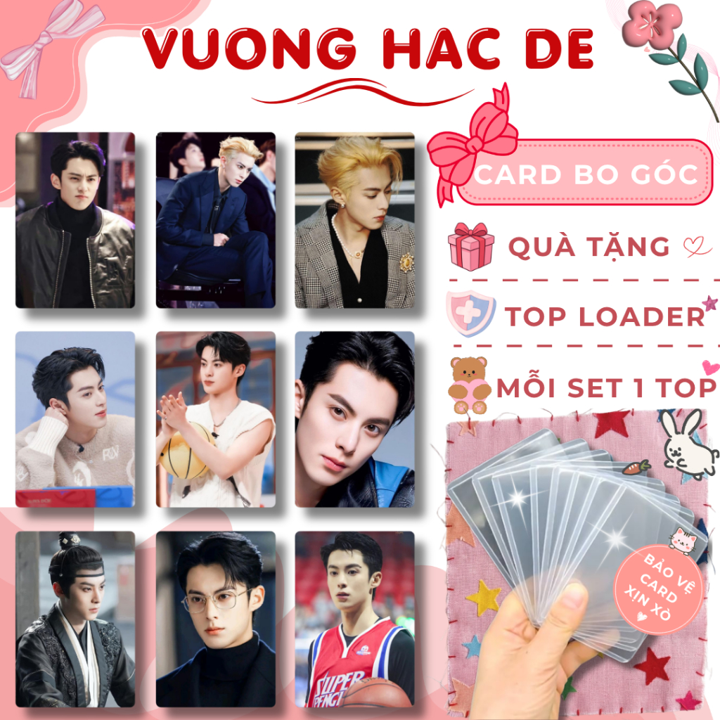 Card Ảnh Bo Góc Vương Hạc Đệ - Dylan Wang - Ép Bóng 2 Mặt – Giá Tốt Cho Fan