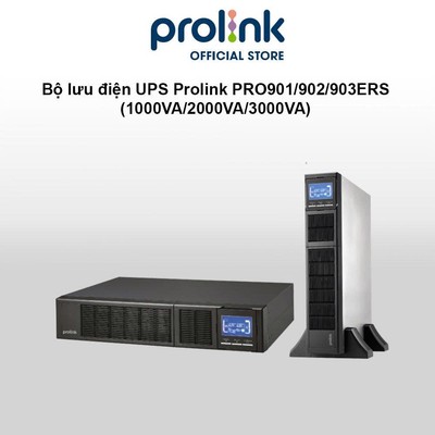 Bộ Lưu Điện UPS Online PROLiNK PRO901/902/903-ERS, Công Suất 1-3kVA, Sóng Sine Chuẩn, Chính Hãng