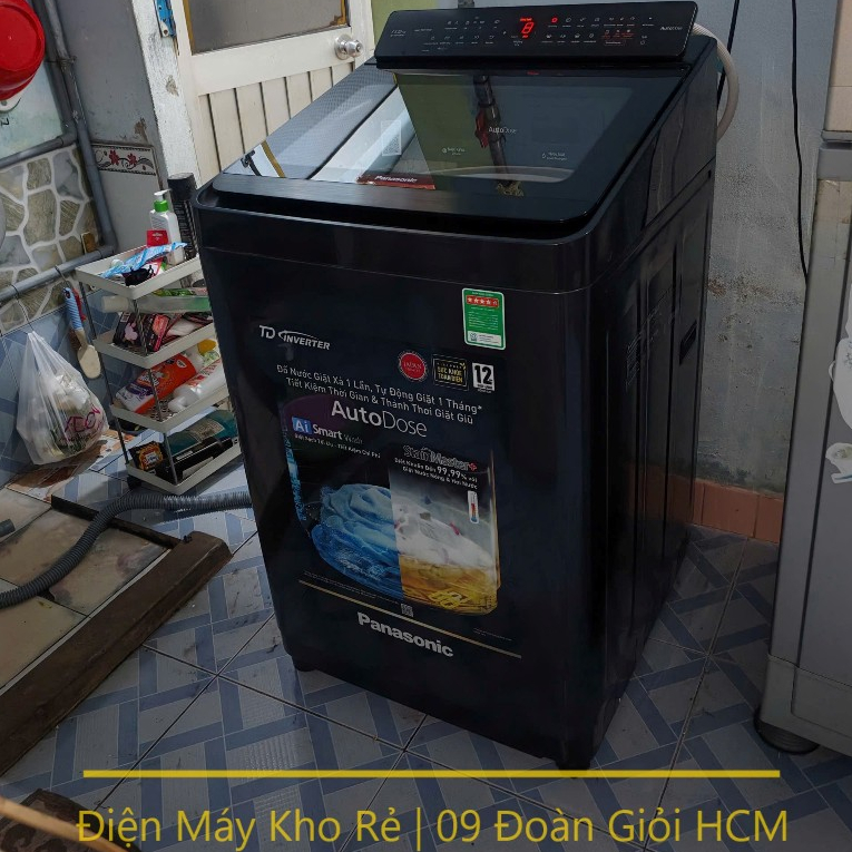 Máy giặt Panasonic Inverter 11.5 Kg NA-FD115V3BV 2025 - VIỆT NAM Φ8 Sá∅ bải-Φ3-∅9-Φ1
