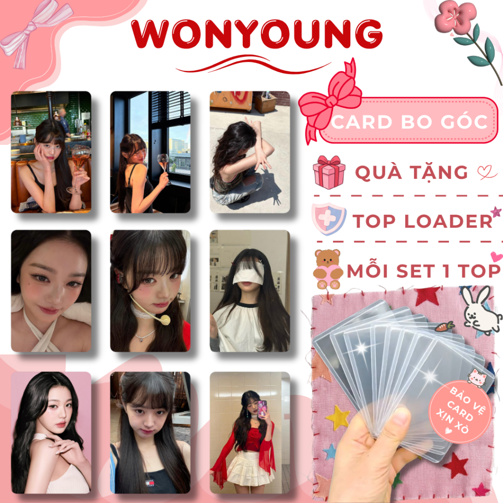 Card Bo Góc Jang Won-young - Bản Cao Cấp – Tặng Top Xịn, Giá Siêu Hời