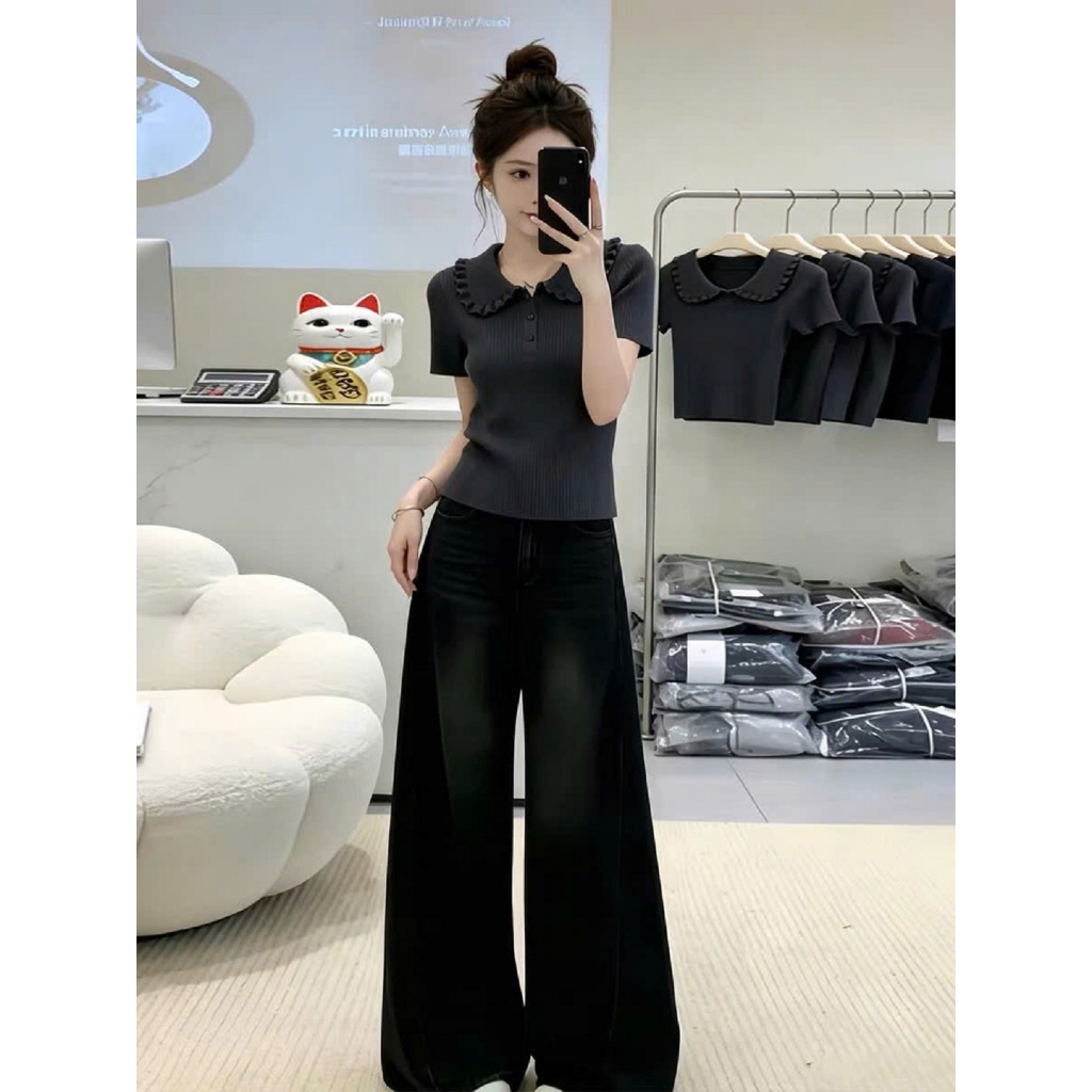 Áo Bigsize Nữ Tú Mỡ Áo Bigsize Thiết Kế Thun Cổ Nhún Đi Chơi Đi Tiệc Đủ Size 45-80kg AT0145 | BigBuy360 - bigbuy360.vn