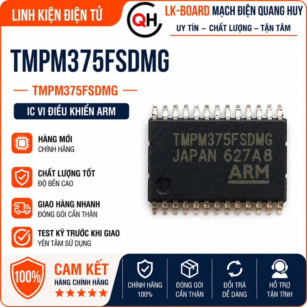 TMPM375FSDMG IC MCU Toshiba ARM Cortex-M3 – Vi điều khiển, linh kiện điện tử