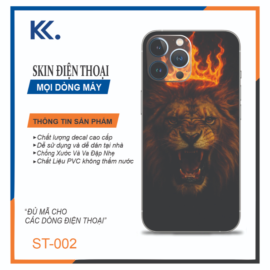 Miếng dán Skin Iphone 5/5s đến 17promax Dán skin lưng có viền  (ST-002)