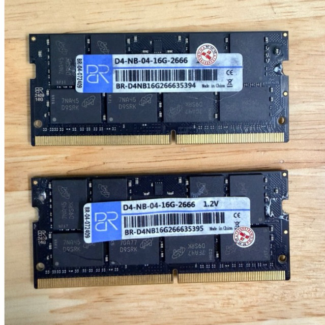 [ Cũ ] Ram Ddr4 2666 16X2 32gb Tháo Máy