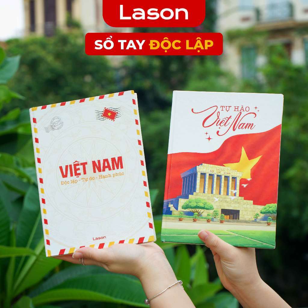 Sổ tay A5 LASON TỰ HÀO VIỆT NAM bìa cứng, sổ quà tặng kẻ ngang 120trang,100gsm S29