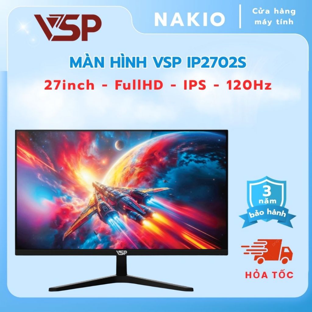 Màn hình văn phòng VSP IP2702S (27inch / ADS / FHD / 120Hz / 1ms) - Bảo hành chính hãng 36 tháng