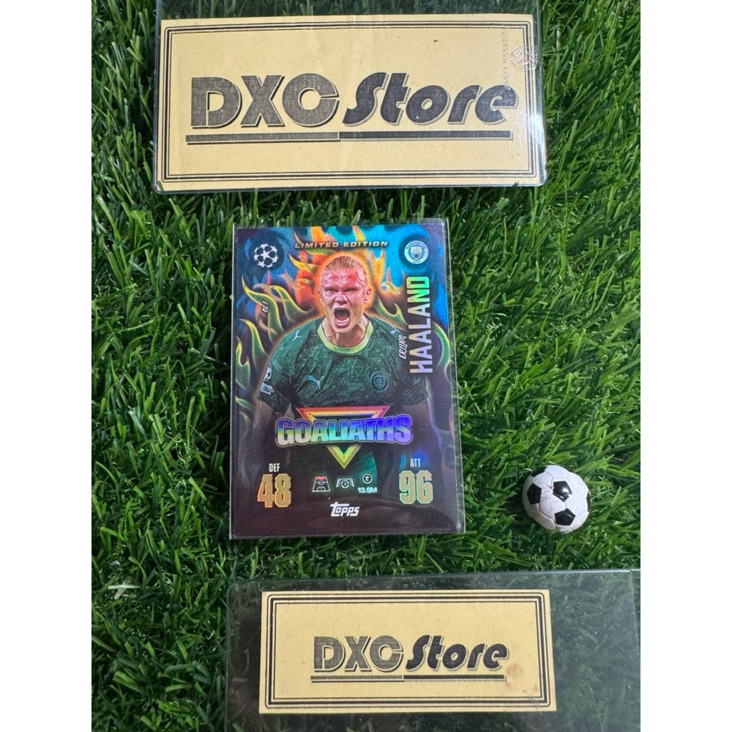 [ CHÍNH HÃNG ] - LIMITED EDITION GOALIATHS - TOPPS MATCH ATTAX EXTRA 2026 - ERLING HAALAND (MANCHEST