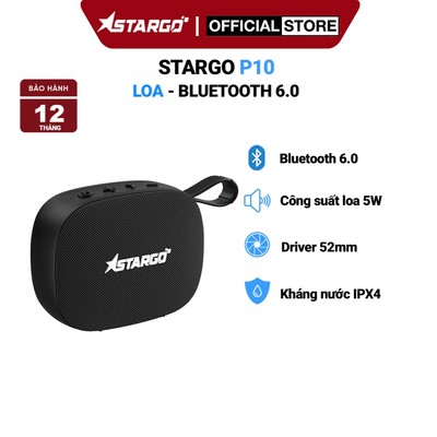 Loa Bluetooth StarGO P10, tích hợp màng loa 52mm, thiết kế kiểu giá đỡ điện thoại, Bluetooth 6.0
