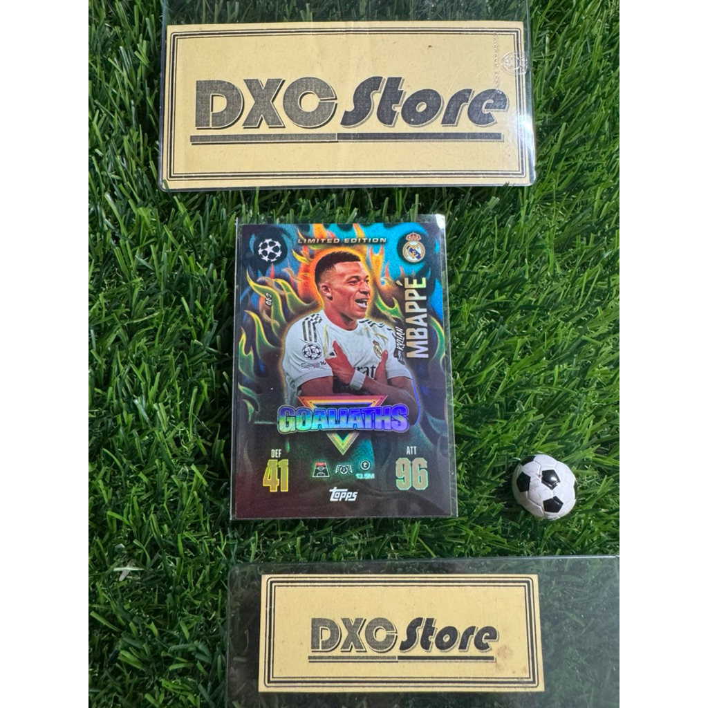 [ CHÍNH HÃNG ] - LIMITED EDITION GOALIATHS - TOPPS MATCH ATTAX EXTRA 2026 - KYLIAN MBAPPE (REAL MADR