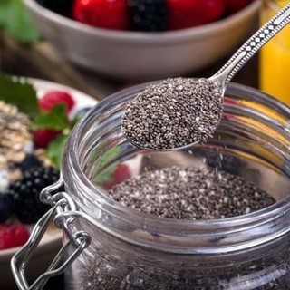 1kg Hạt chia đen hữu cơ nhập khẩu giàu dưỡng chất
