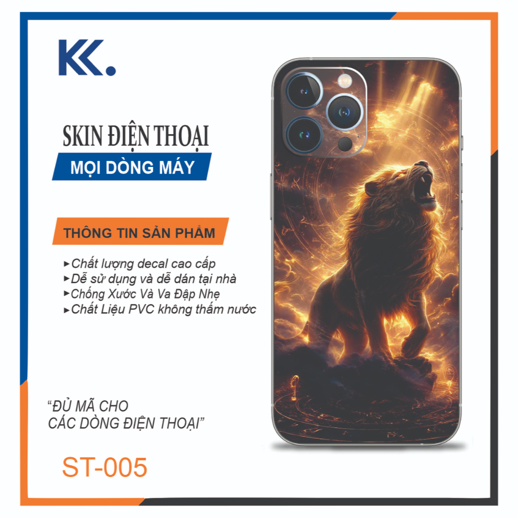 Miếng dán Skin Iphone 5/5s đến 17promax Dán skin lưng có viền  (ST-005)