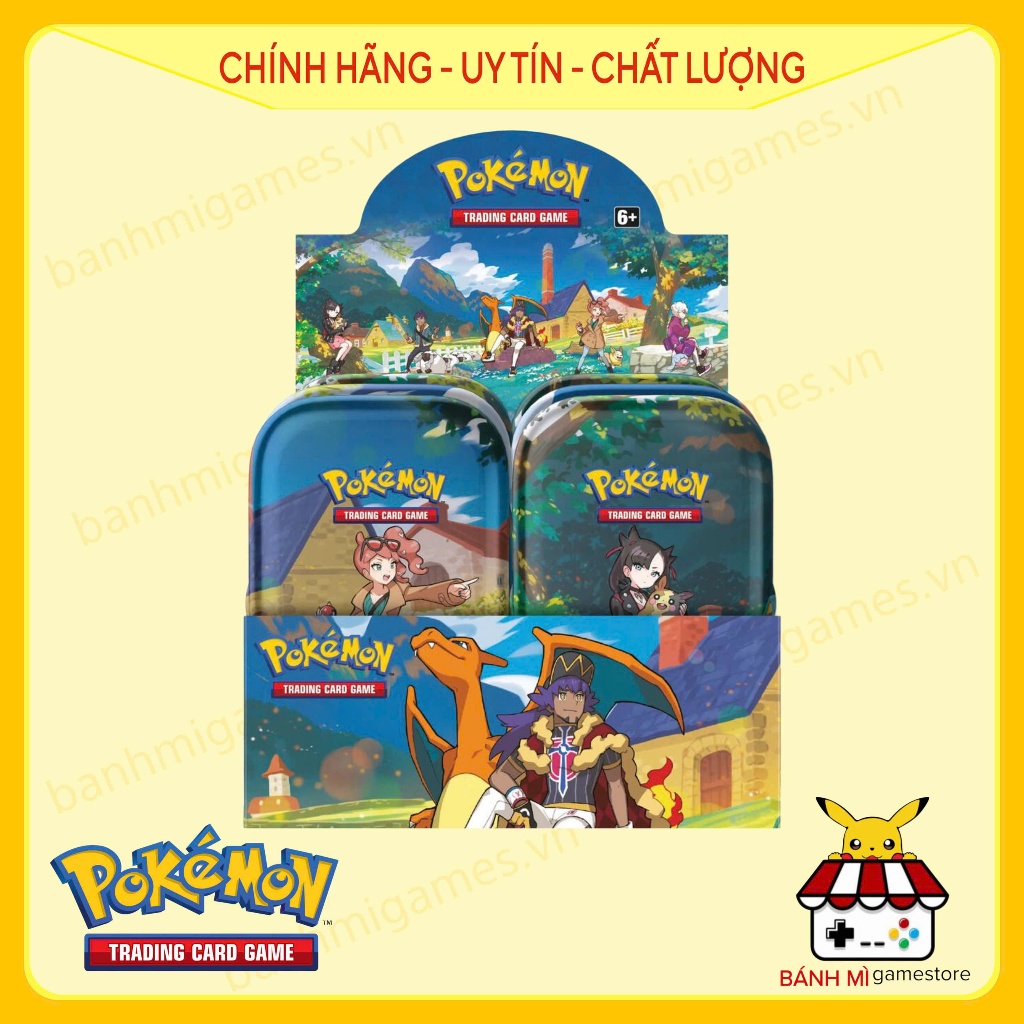 Pokemon TCG: Sword & Shield - Crown Zenith Mini Tins Display