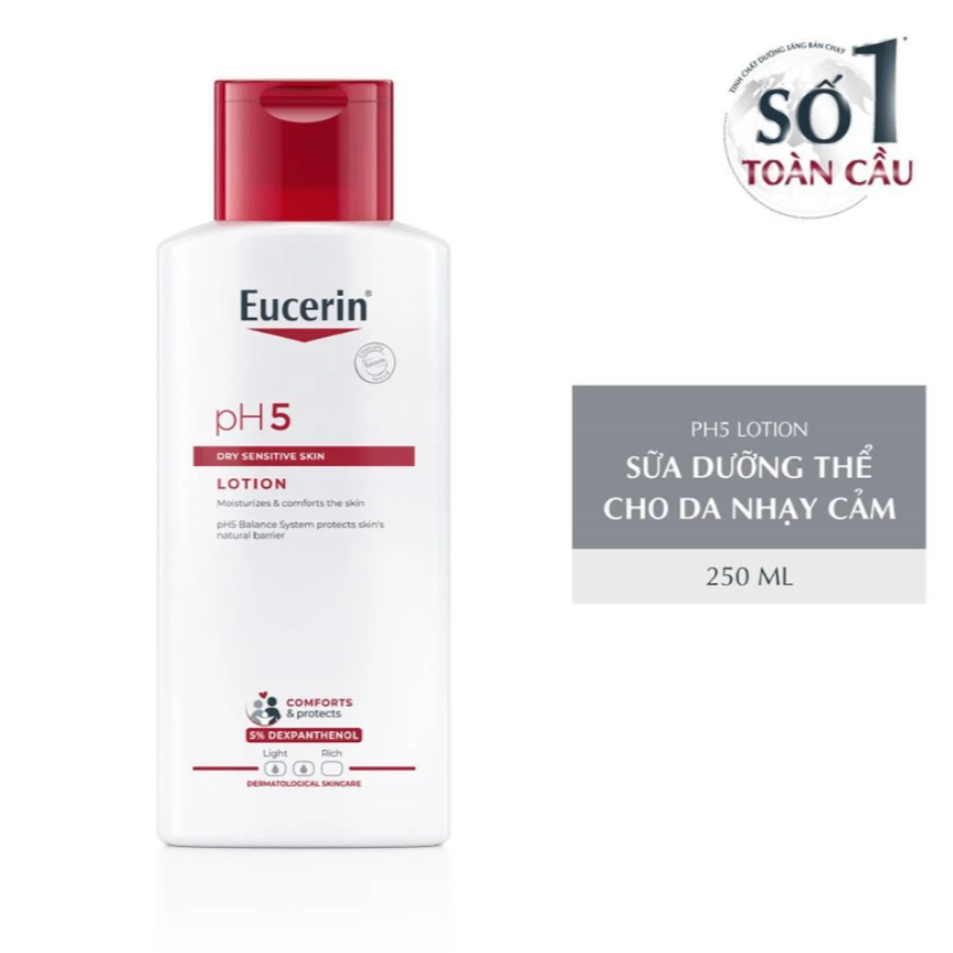 Sữa Dưỡng Thể Eucerin Cho Da Nhạy Cảm 250ml - pH5 Lotion