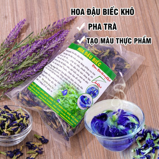 Hoa đậu biếc khô 50g pha trà nấu xôi và tạo màu thực phẩm