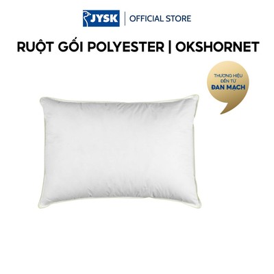 Ruột gối polyester | JYSK OKSHORNET | trắng/xám | R50xD70cm | 800gr