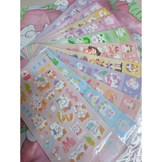 Combo 10 Tờ Sticker Miếng Sticker Dán Hình Đồ Ăn Xinh Xắn