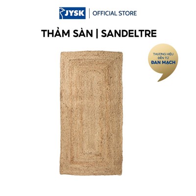 Thảm sàn | JYSK SANDELTRE | sợi đay | màu tự nhiên | R70xD140cm