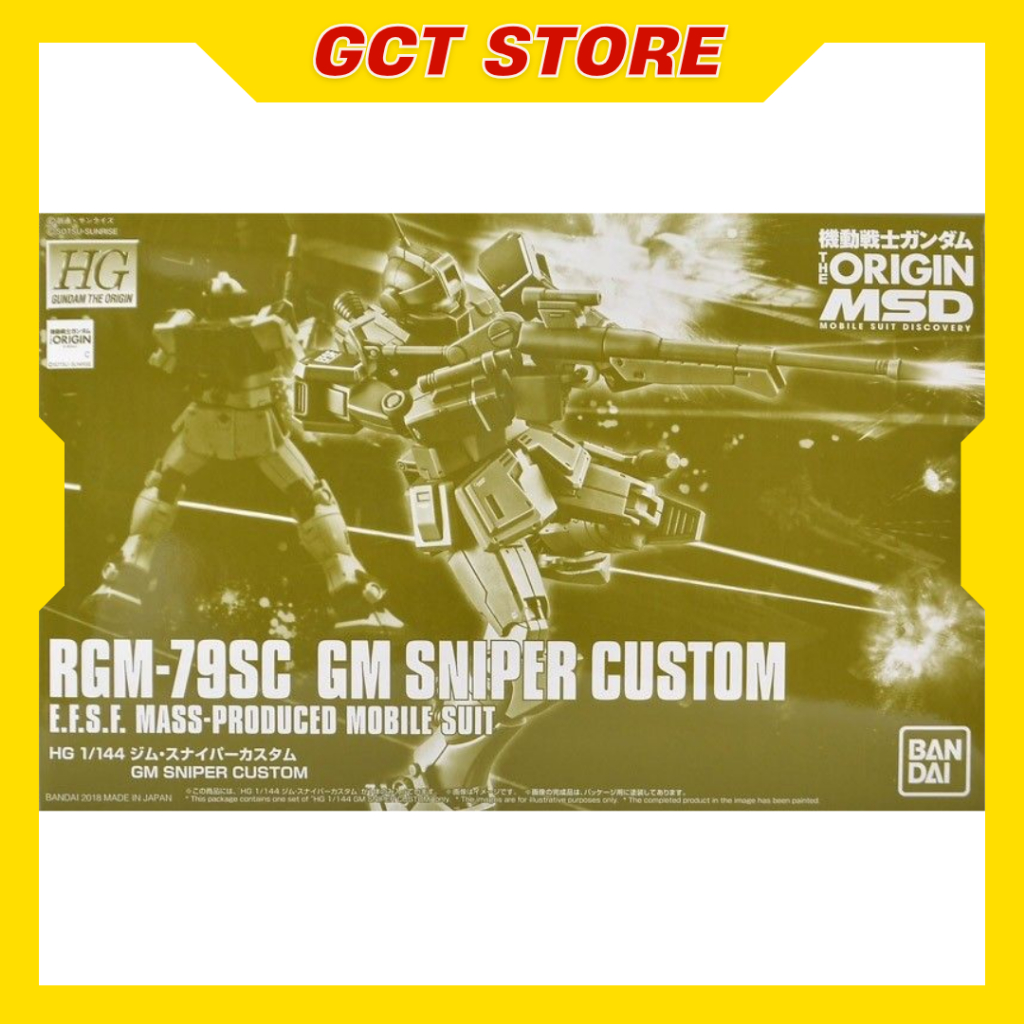 [PRE ÍT NGÀY] Mô Hình Lắp Ráp HG GM Sniper Custom