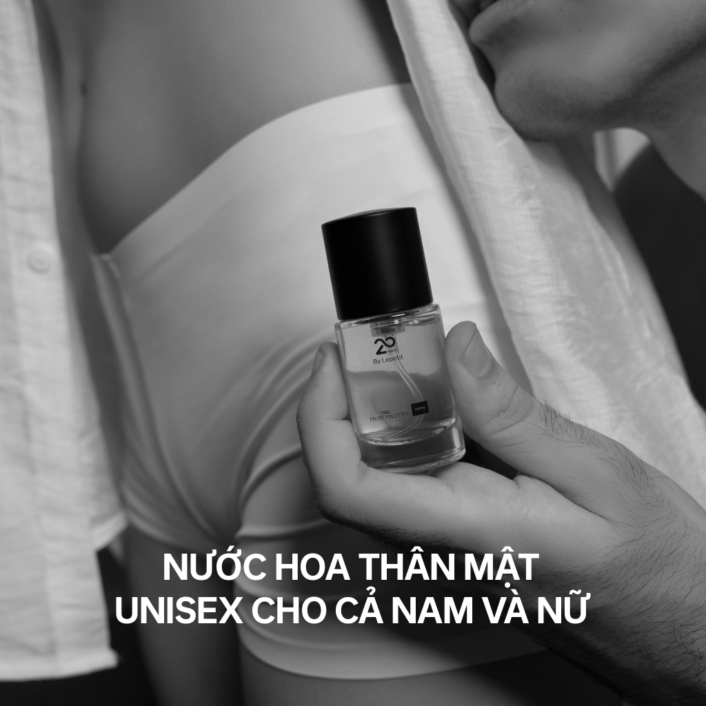 Nước hoa Twenty By Lepetit 15ml xịt thơm vùng da nhạy cảm, Không cồn, Không gây kích ứng cho da