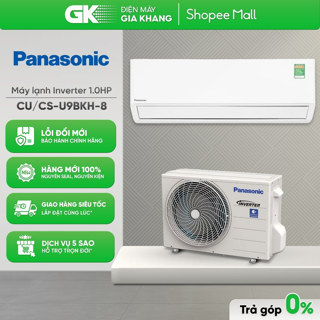 [Shopee - Lắp đặt 0Đ HN HCM] CU/CS-U9BKH-8 | CU/CS-U12BKH-8 | CU/CS-U18BKH-8 | CU/CS-U24BKH-8 - Máy 