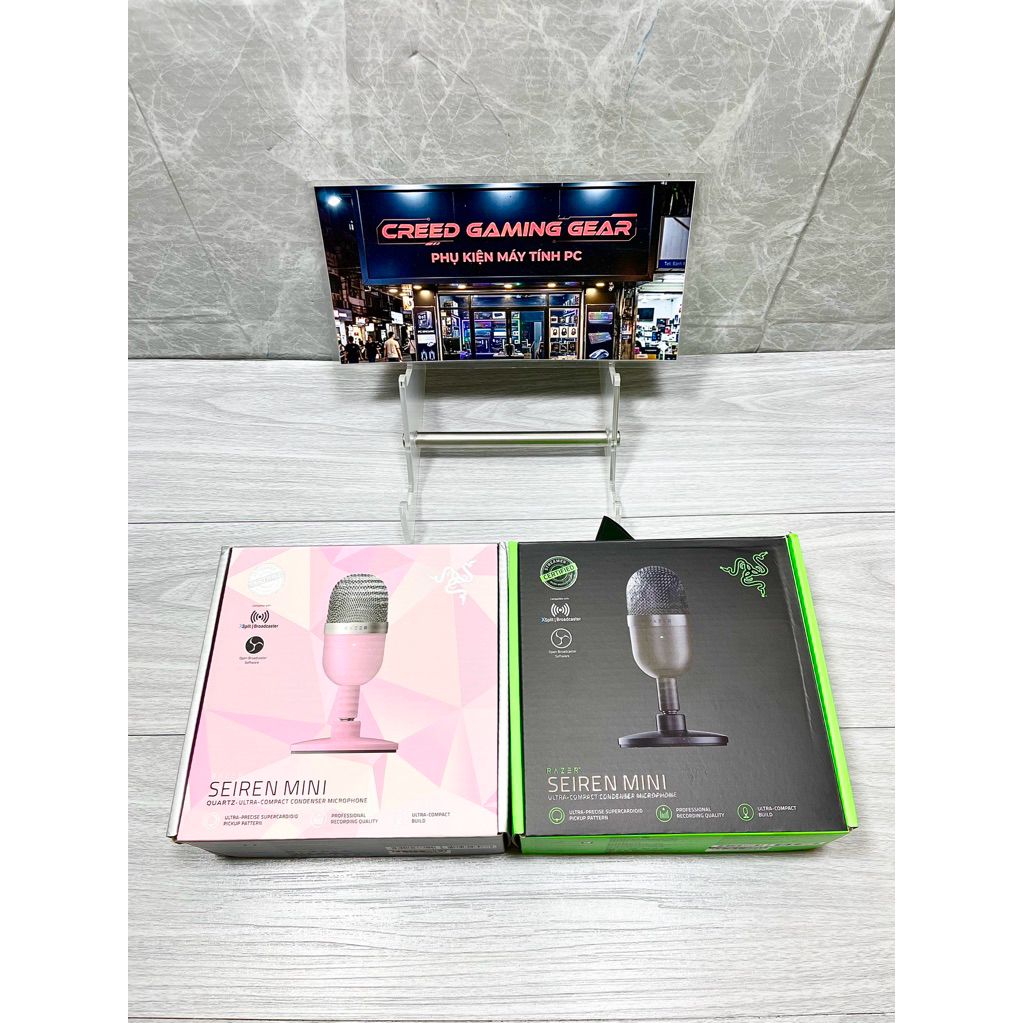 Micro Razer Seiren Mini Cổng USB Micrô Mini Microphone Hỗ Trợ Thu Âm/Live