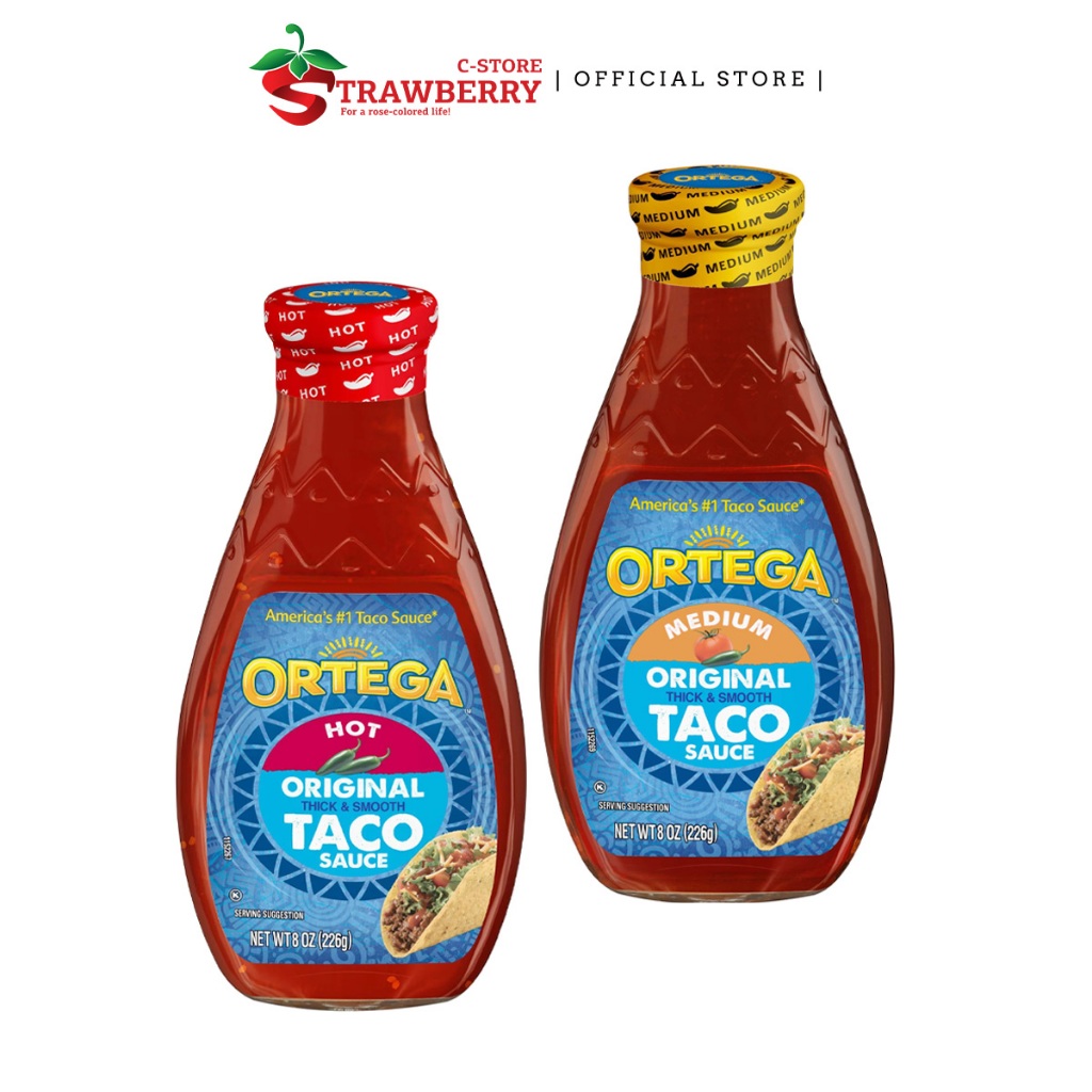 Sốt Taco Cay Ortega Taco Sauce, Chai 226g (8 Oz.)
