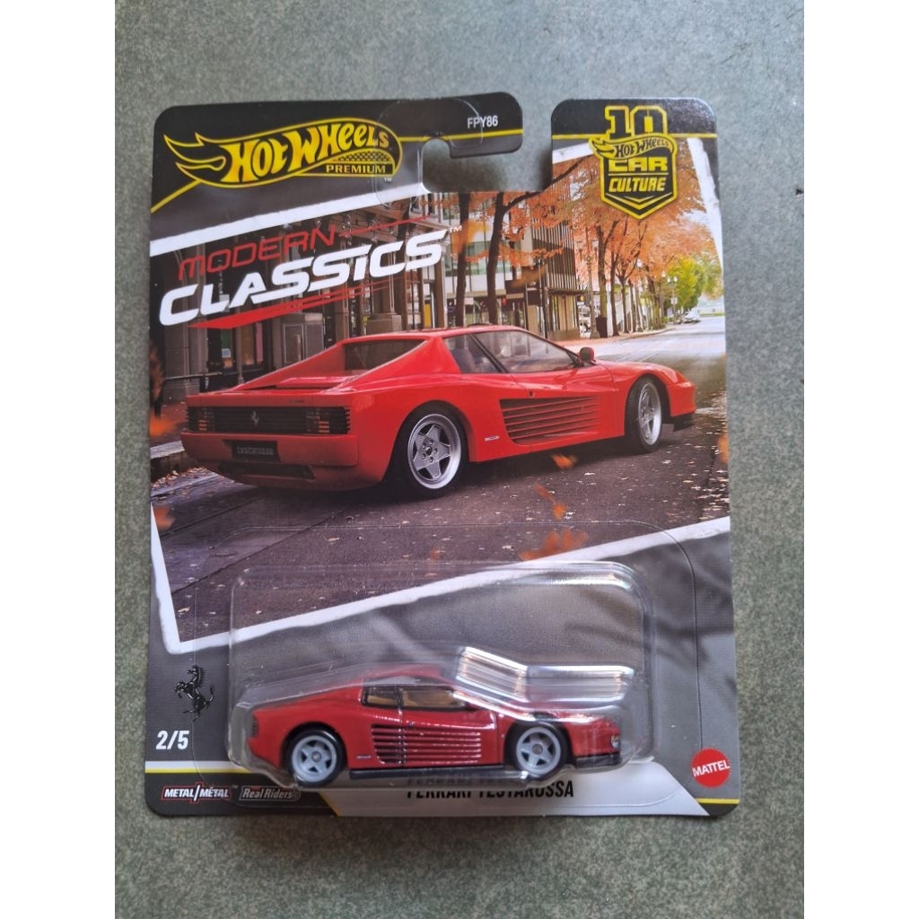 2026 HOT WHEELS PREMIUM FERRARI TESTAROSSA  - MODERN CLASSICS