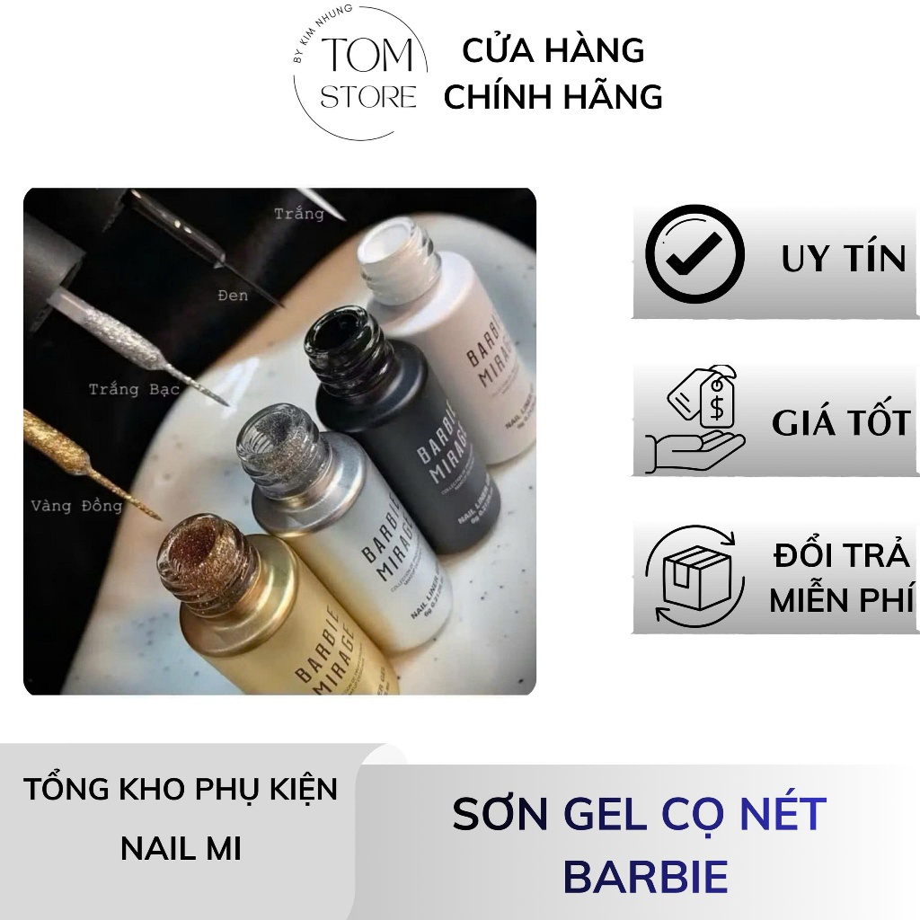 Gel cọ nét Barbie Mirage, cọ nét gel cao cấp barbie mirage siêu đặc, cọ nét barbie mirage , cọ nét g