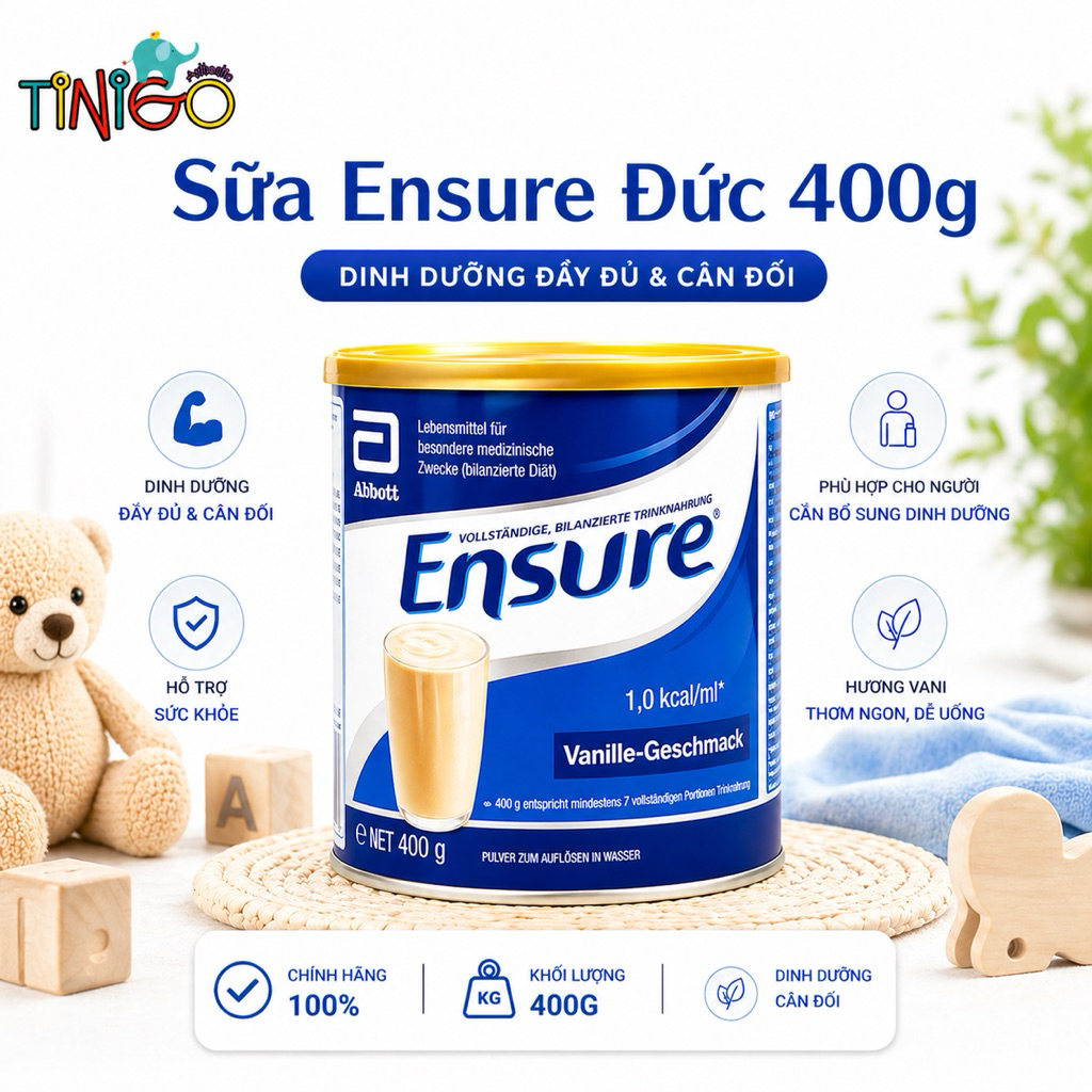 Sữa Ensure Đức 400g (Sữa Bột Ensure Đức)