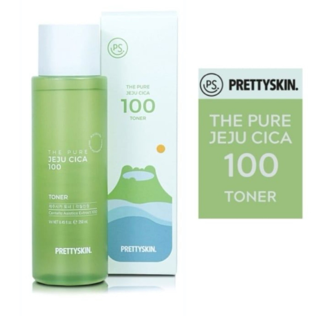 Nước hoa hồng rau má Prettyskin toner jeju Cica 250ml