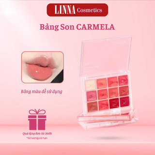 Bảng Son CARMELA 12 Ô Lì Mịn Bền Màu Dễ Mix Tone Trendy Makeup Chuyên Nghiệp