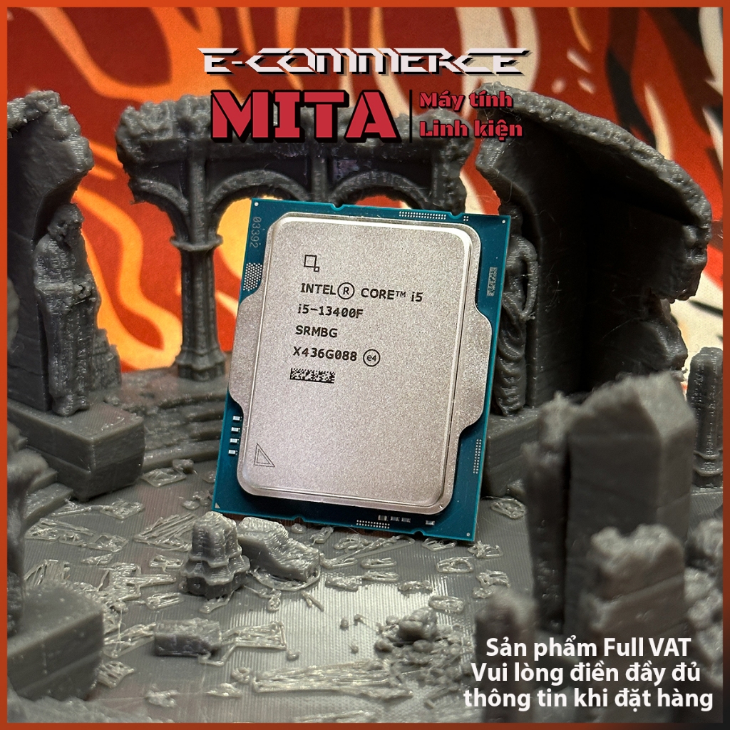 MITA PC | CPU Intel Core i5 13400F 10 Core - 16 Thread - Base 2.5Ghz - Turbo 4.6Ghz New Tray Bảo Hàn