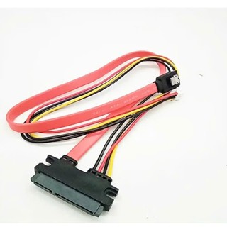 Dây Cáp Tích Hợp Nguồn Ổ Cứng 4 Pin Female & SATA 3.0 Male Sang SATA 22Pin (7 + 15Pin)
