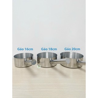 Gáo múc nước lèo inox (đường kính 16cm, 18cm, 20cm)