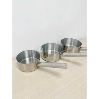 Gáo múc nước lèo inox (đường kính 16cm, 18cm, 20cm)