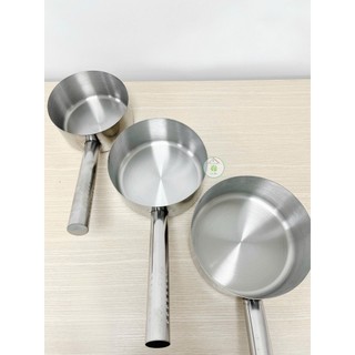 Gáo múc nước lèo inox (đường kính 16cm, 18cm, 20cm)